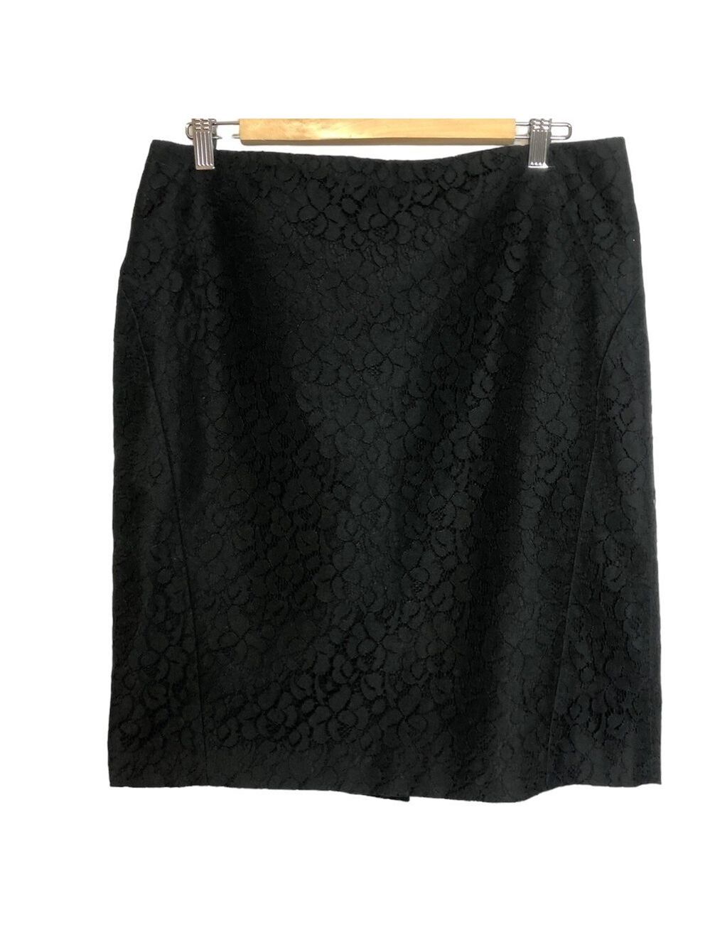 The Limited Black Lace Pencil Skirt, size 12